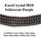 Iridescent Purple EuroCrystal 5810 Round Pearls - 2mm, 3mm, 4mm, 5mm, 6mm, 8mm, 10mm, and 12mm - Strands - Made in Austria